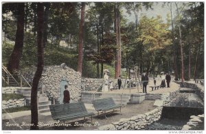 READING , Pennsylvania , PU-1916 ; Spring House , Mineral Springs