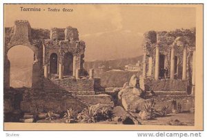 Taormina, Teatro Greco, Messina, Sicilia, Italy, 10-20s