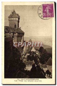 Postcard Old Hochk?nigsburg Vue Prize Grand Bastion