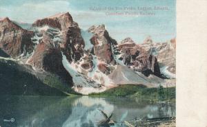 Lake in Valley of Ten Peaks - Laggan AB, Alberta, Canada - pm 1907 - DB