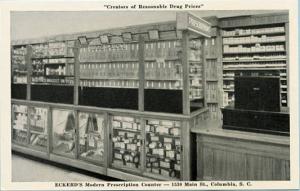 SC - Columbia. Eckerd's Drug Store, Modern Prescription Counter