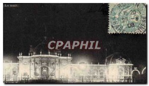 Old Postcard Royan Municipal Casino Night