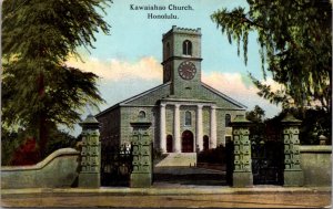 Postcard Kawaiahao Church in Honolulu, Hawaii