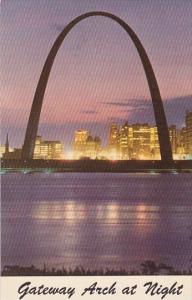 Missouri Saint Louis Gatewat Arch At Night