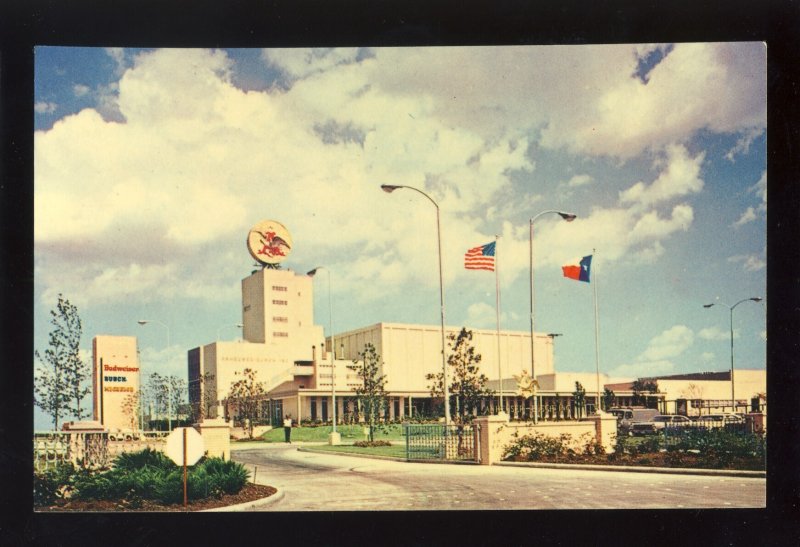 Houston, Texas/TX Postcard, Southwestern Home Of Anheuser-Busch, Budweiser Beer