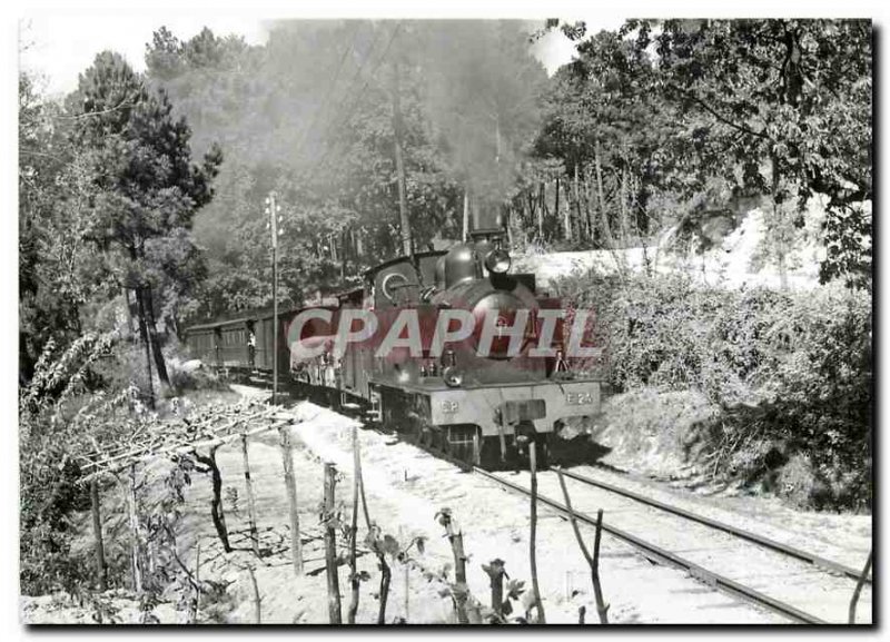 Postcard Modern Train Viseu near the PN Valdemoinhos