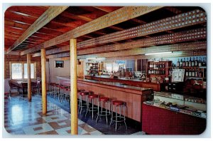 c1960's Lincoln's Silver And Bar Interior Haugen Montana MT Unposted Postcard