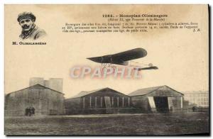 Old Postcard Jet Aviation Bleriot monoplane Olieslaegers