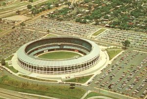 Atlanta Georgia, State Stadium Home of National League Baseball & NFL, Postcard