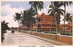 Nassau Bahamas Fort Montagu Hotel Vintage Postcard AA70501