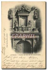 Old Postcard Aumale South Gate says Jean Goujon