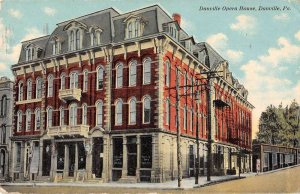 Danville Pennsylvania Danville Opera House Vintage Postcard AA32376
