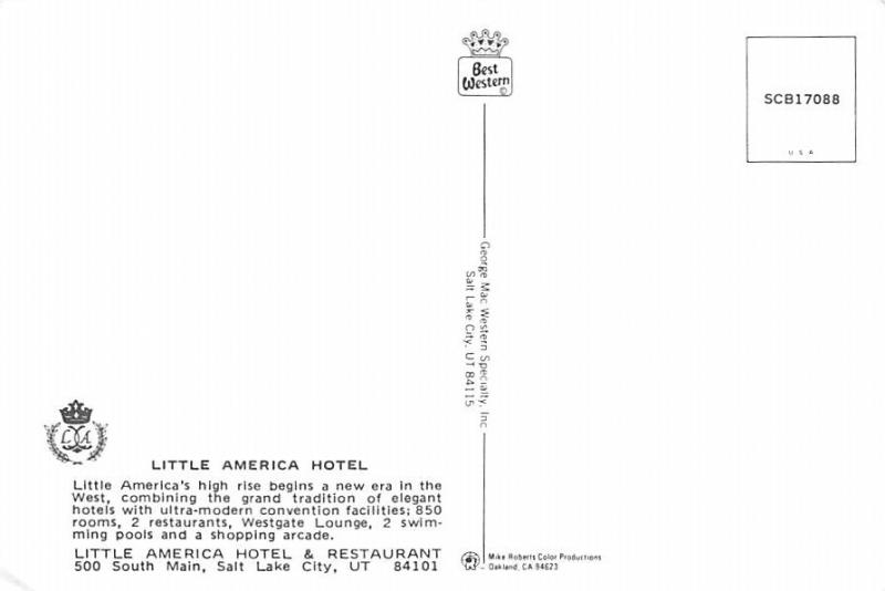 Little America Hotel - Salt Lake City, Utah