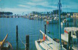 Florida Clearwater Beach The Marina 1957