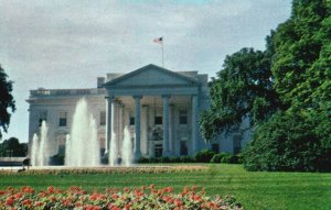 Vintage Postcard View The White House American President Home Washington D. C.