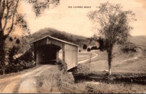 Vermont Old Covered Bridge 1946