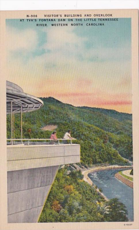 North Carolina Visitors Building & Overlook At TVA's Fontana Dam