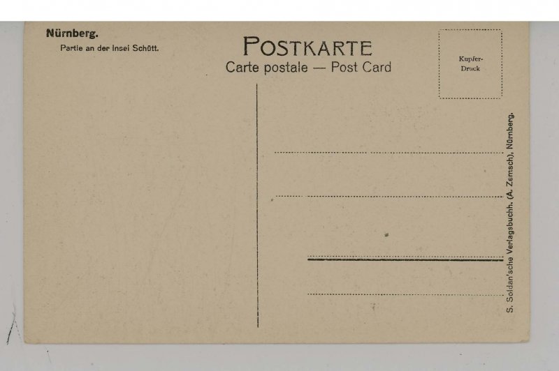 Germany - Nurnberg. Insel Schutt - Interior Waterway