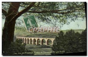 Old Postcard Aix en Provence Viaduct Iron la Vallee Way