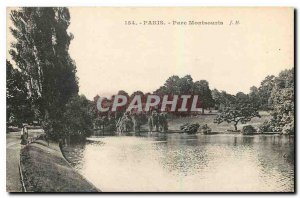 Old Postcard Paris Parc Montsouris