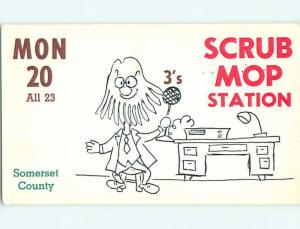 comic - QSL CB HAM RADIO CARD Somerset Pennsylvania PA t8689