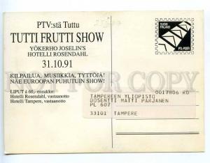 221869 TUTTI FRUTTI show ADVERTISNG semi-nudes girls postcard