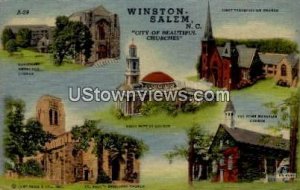 City of Beautiful Churches - Winston-Salem, North Carolina NC  