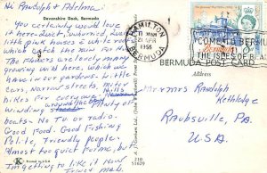 Devonshire Dock Bermuda Postcard