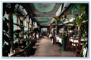 Spokane Washington WA Postcard Dining Room Davenport Restaurant Interior c1910