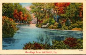 Pennsylvania Greetings From Oxford