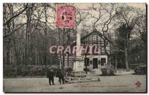 Surroundings Old Postcard From Paris Bois de Boulogne La Croix Catelan