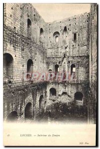 Old Postcard Loches Interior Dungeon