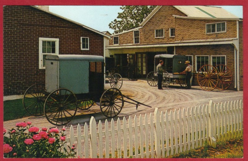 HEART OF AMISHLAND, CARRIAGE MAKER , PA (PC179) SEE SCAN