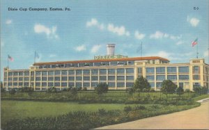 Postcard Dixie Cup Company Easton PA