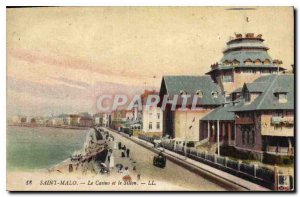 Old Postcard Saint Malo Casino and Furrow