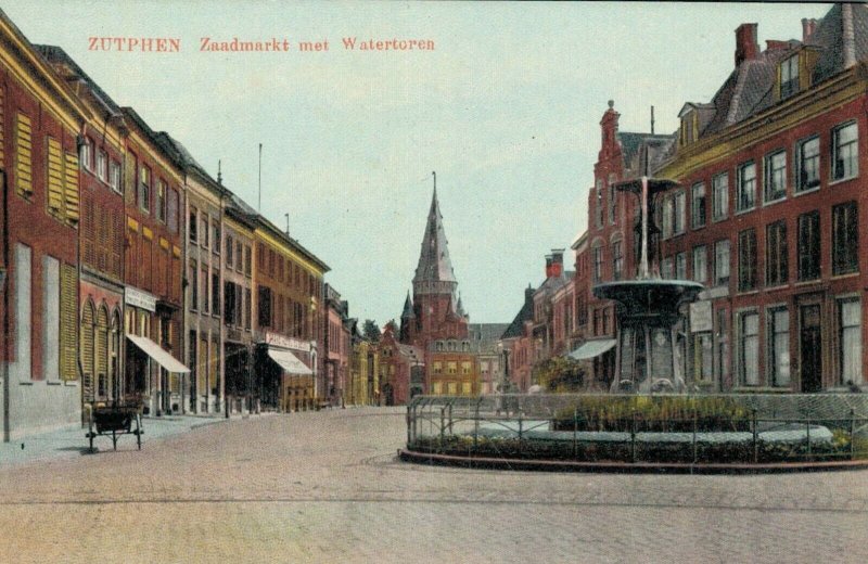 Netherlands Zutphen Zaadmarkt met Watertoren 03.03