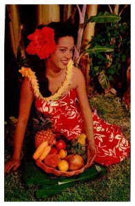 Postcard PEOPLE SCENE Honolulu Hawaii HI AT9311
