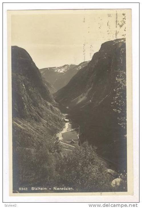 RP  Norge / Norway,Stalheim - Naerodalen, PU-1928