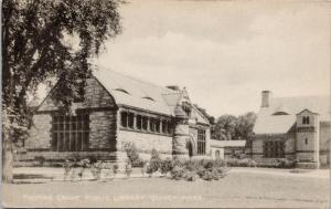 Thomas Crane Library Quincy MA Mass Vintage Postcard D71