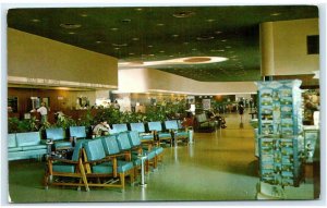 HOUSTON, TX Texas ~ Interior View INTERNATIONAL AIRPORT c1950s  Postcard