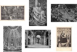 lots29  collection vatican vaticano sculpture all pre 1950 lot 6 ppc