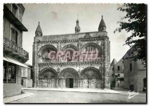 Modern Postcard Civray Vienna Facade of the Roman Church