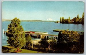 Union Oil Company  Mt. Rainier  Washington   Postcard