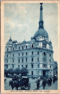 Argentina Buenos Aires Palacio Municipal Vintage Postcard C124