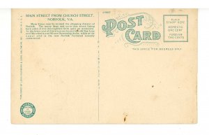 VA - Norfolk. Main Street from Church Street