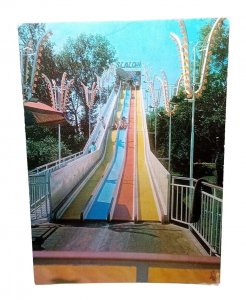 Bulgaria Slyntschew Brjag Slalom Slide Vintage Postcard