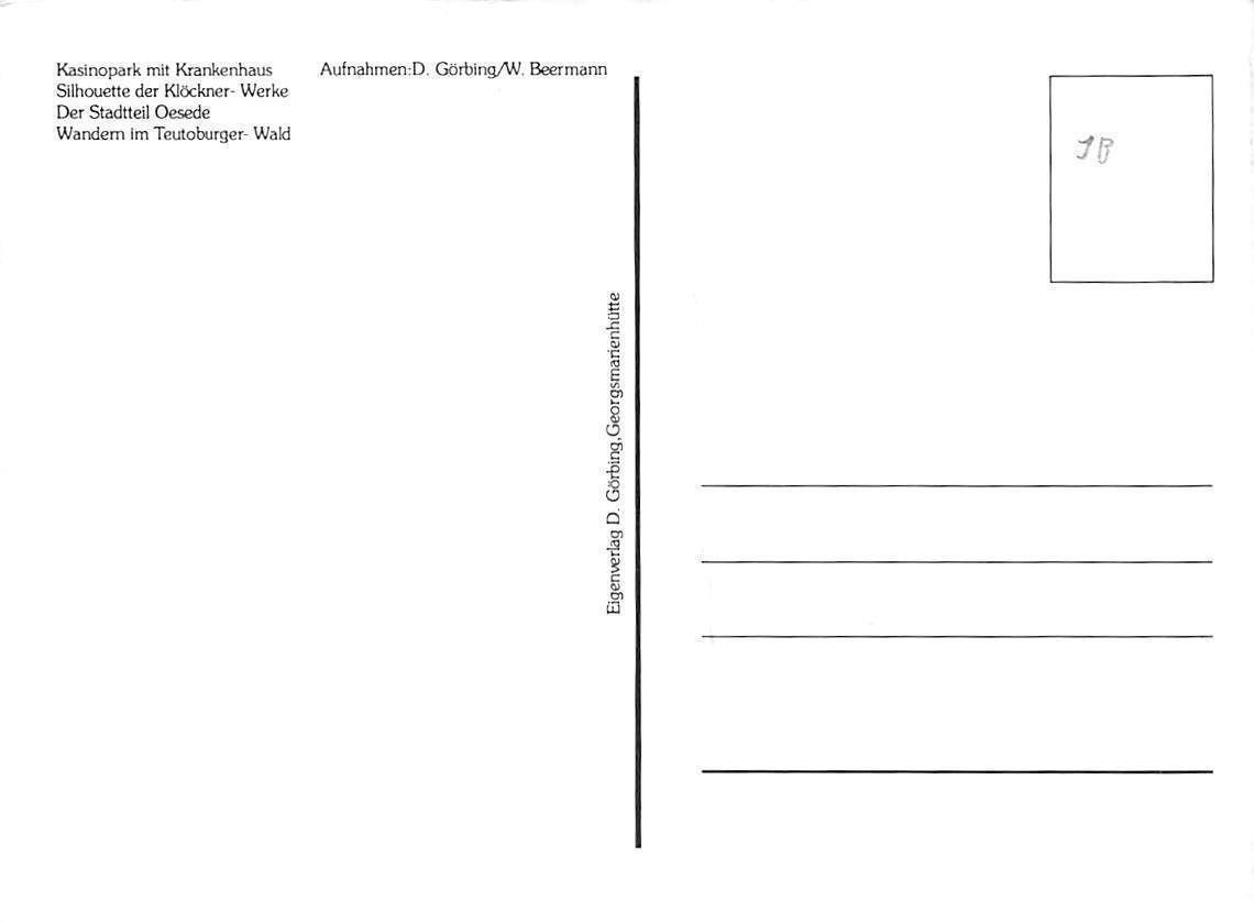 Stadt Im Gruenen Georgsmarienhuette Cyclists Horse Pferde Lake Hippostcard