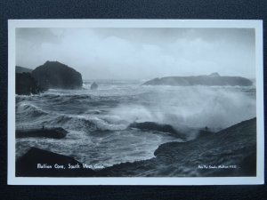 Cornwall MULLION COVE South West Gale - Old RP Postcard by Frank Grattan