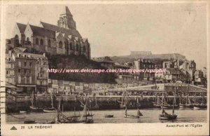 Treport - Before Port and Church - Old Postcard