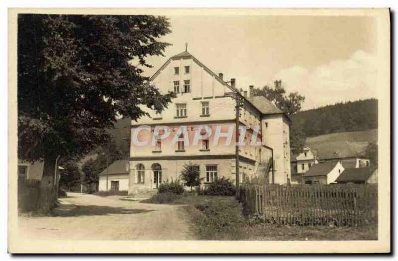 Postcard Old Karlovice ve Slezsku Zotavovna Roh Slezan